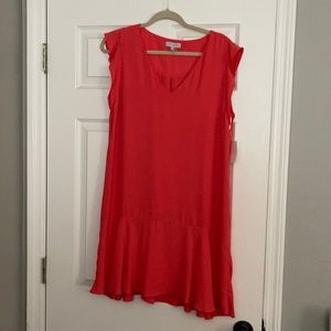 1 state coral dress